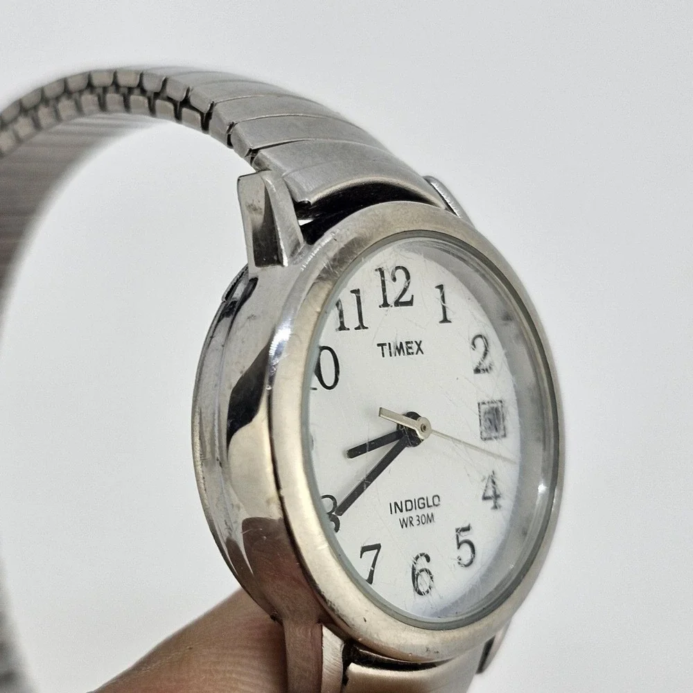 Timex Women's 25MM White Dial Expandable‎ Band 6